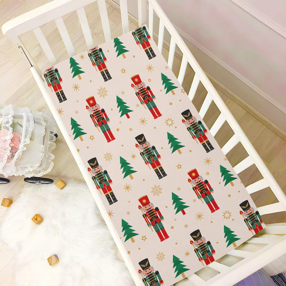 SDMKA Nutcracker crib sheet colorfast and fade resistant during use
