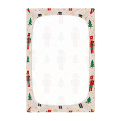 SDMKA Nutcracker crib sheet mini crib size with cozy playard nearby
