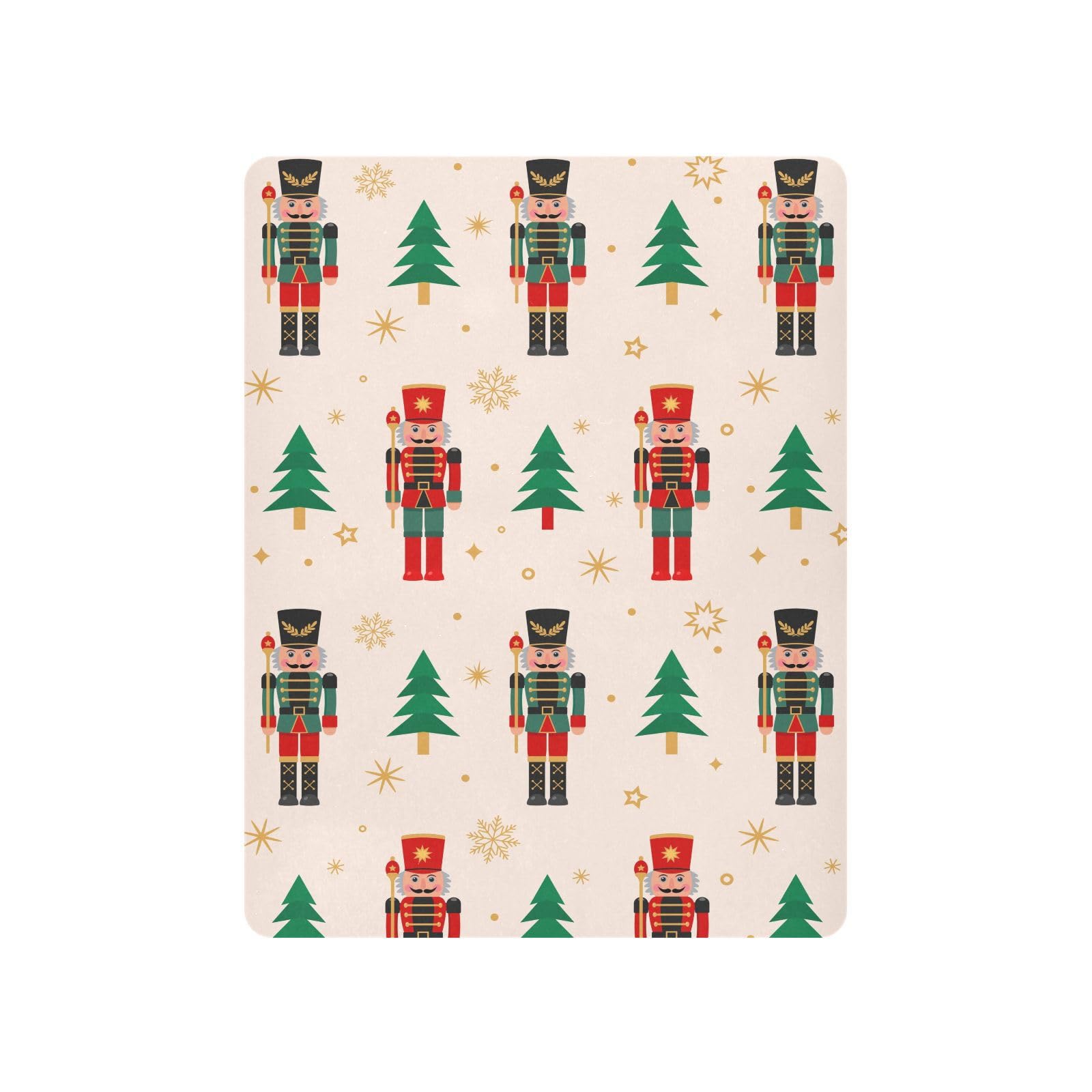 SDMKA Nutcracker crib sheet demonstrates snug elastic fit on mini crib