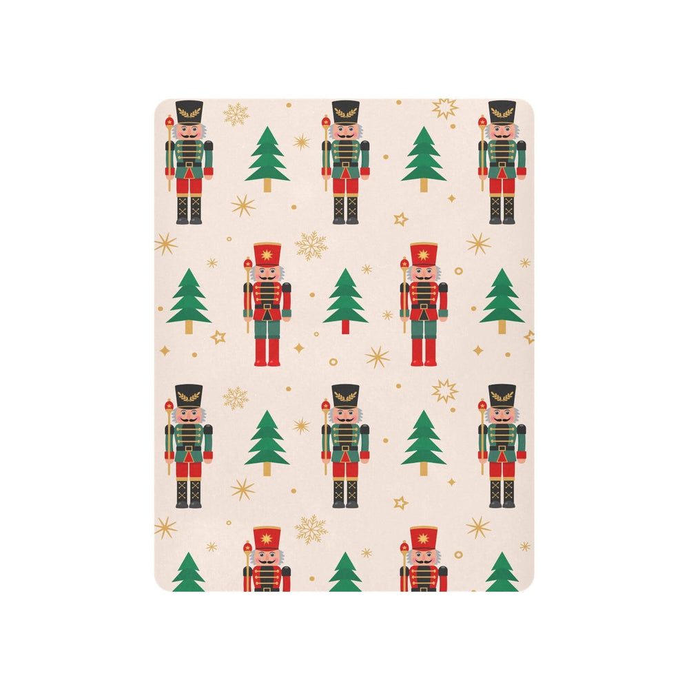 SDMKA Nutcracker crib sheet demonstrates snug elastic fit on mini crib