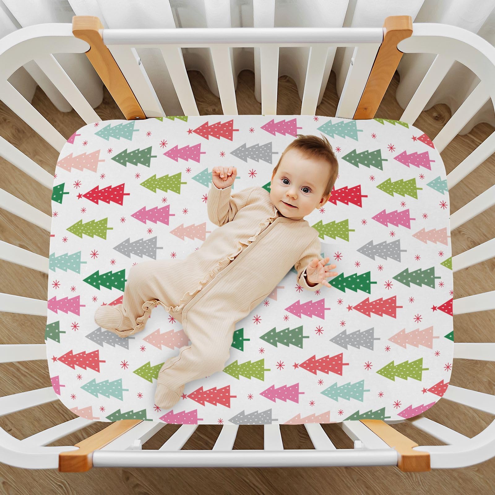 SDMKA two-size options fit mini and standard cribs for versatile use.