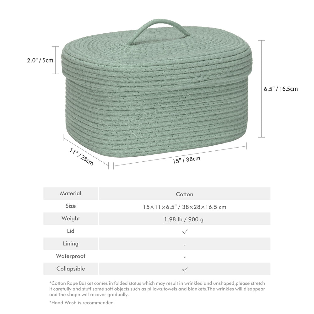 Sea Team basket collapsible flat design for space-saving storage