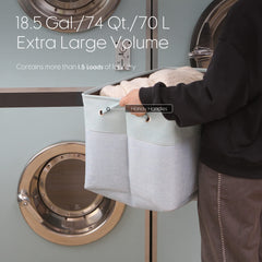 Sea Team storage basket collapsible design demonstrates easy flat storage.