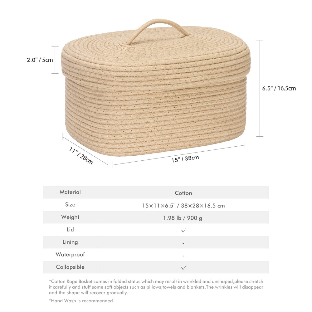 Sea Team khaki storage basket in a cozy room adds warm, stylish organization.