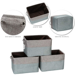 Sea Team two-tone storage basket showcases stylish organization.