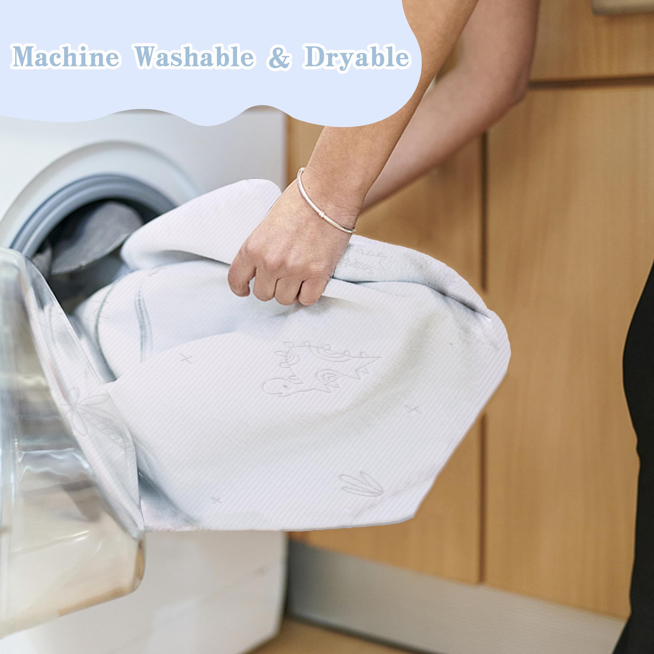 Seaaimea removable cover is machine washable for hygiene.