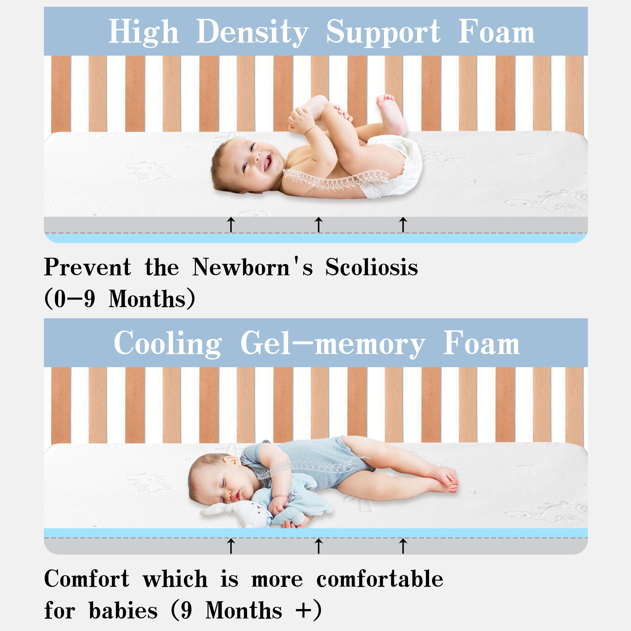 Seaaimea noiseless design reduces crinkles for peaceful naps.