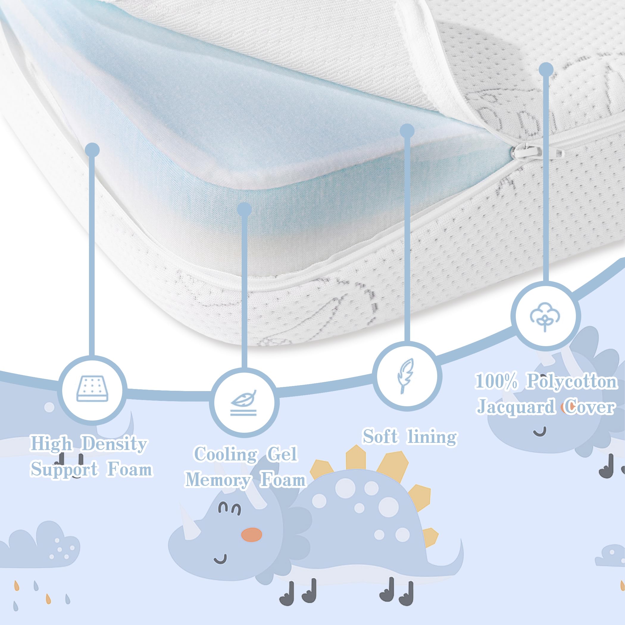 Seaaimea skin-friendly fabric is gentle on baby skin.