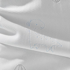 Seaaimea trifold crib mattress memory foam topper offers supportive surface for restful naps.