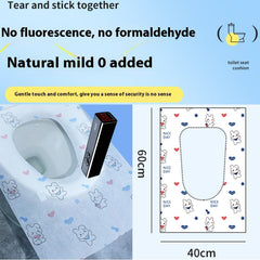 Sealjoyous oversized waterproof seat cover designed for kids during public restroom visits.