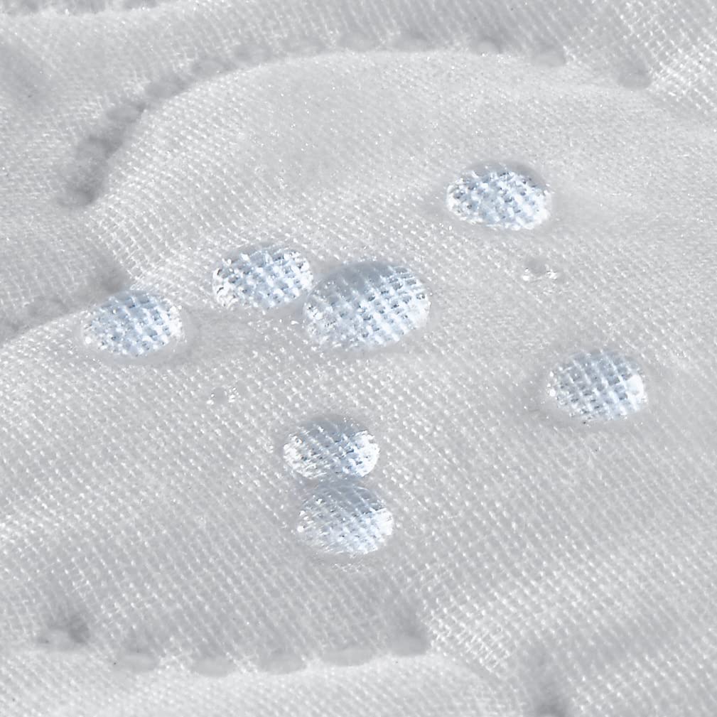 SEALY BABY machine wash dryer friendly label conveys easy, durable cleaning routine.
