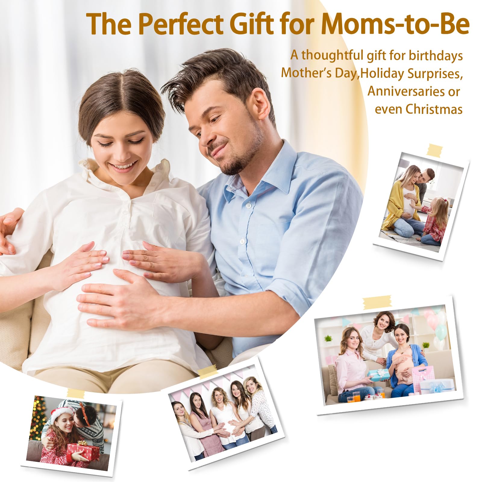 SEARART durable maternity pillow supports growing belly and improves comfort.