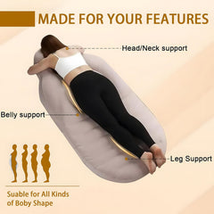 SEARART full-body inflatable mattress belly hole supports back and hip relief.