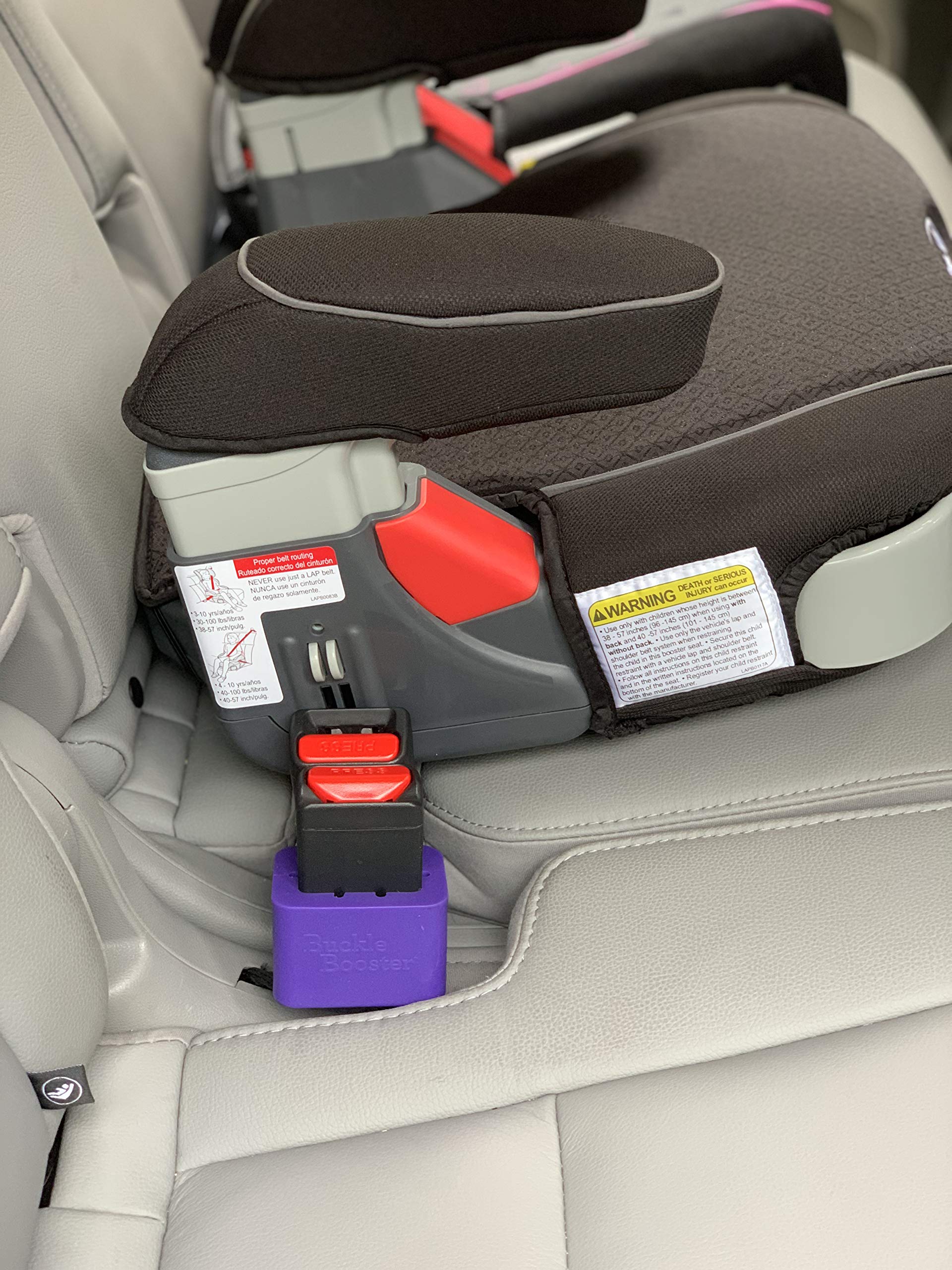 SEAT BELT EXTENDER PROS kid-education stickers promote safe-road-practices.