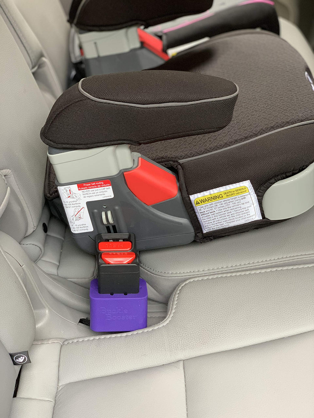 SEAT BELT EXTENDER PROS kid-education stickers promote safe-road-practices.