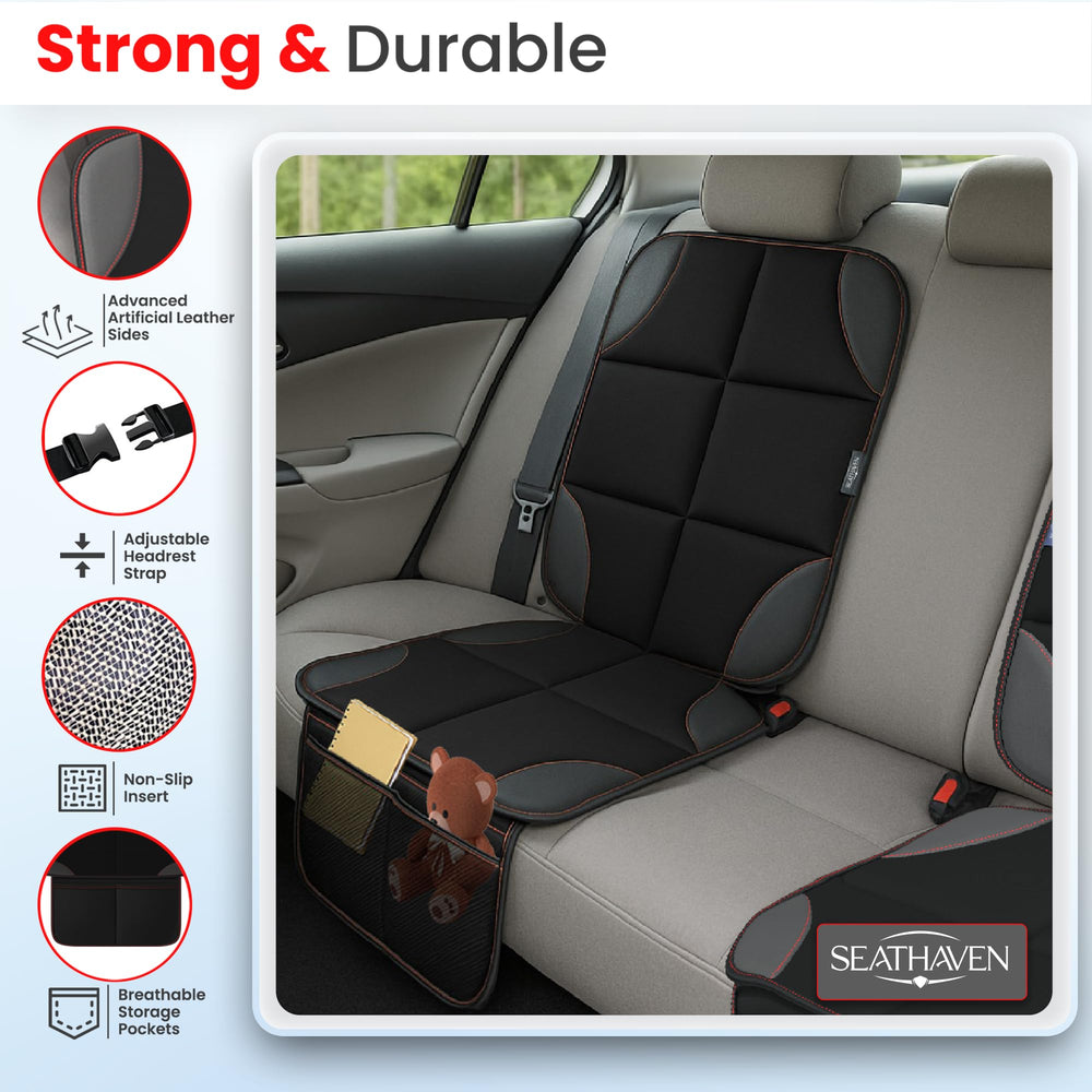 SEATHAVEN car seat protector full-coverage guards seats against dirt and stains