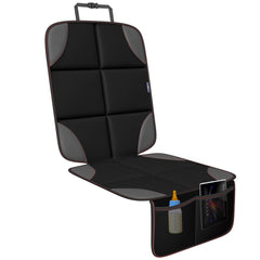 SEATHAVEN car seat protector with waterproof-back keeps upholstery clean during spills