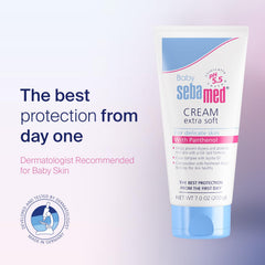 SEBAMED Baby Cream Extra Soft application on skin demonstrates easy, gentle coverage