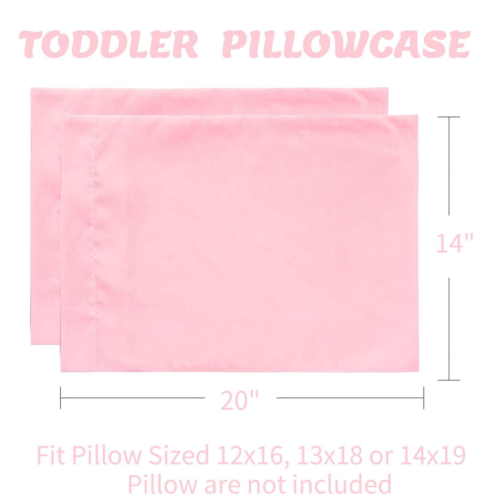 SeClovers Organic Cotton Toddler Pillowcase Pack—folded, compact for travel and on-the-go comfort.