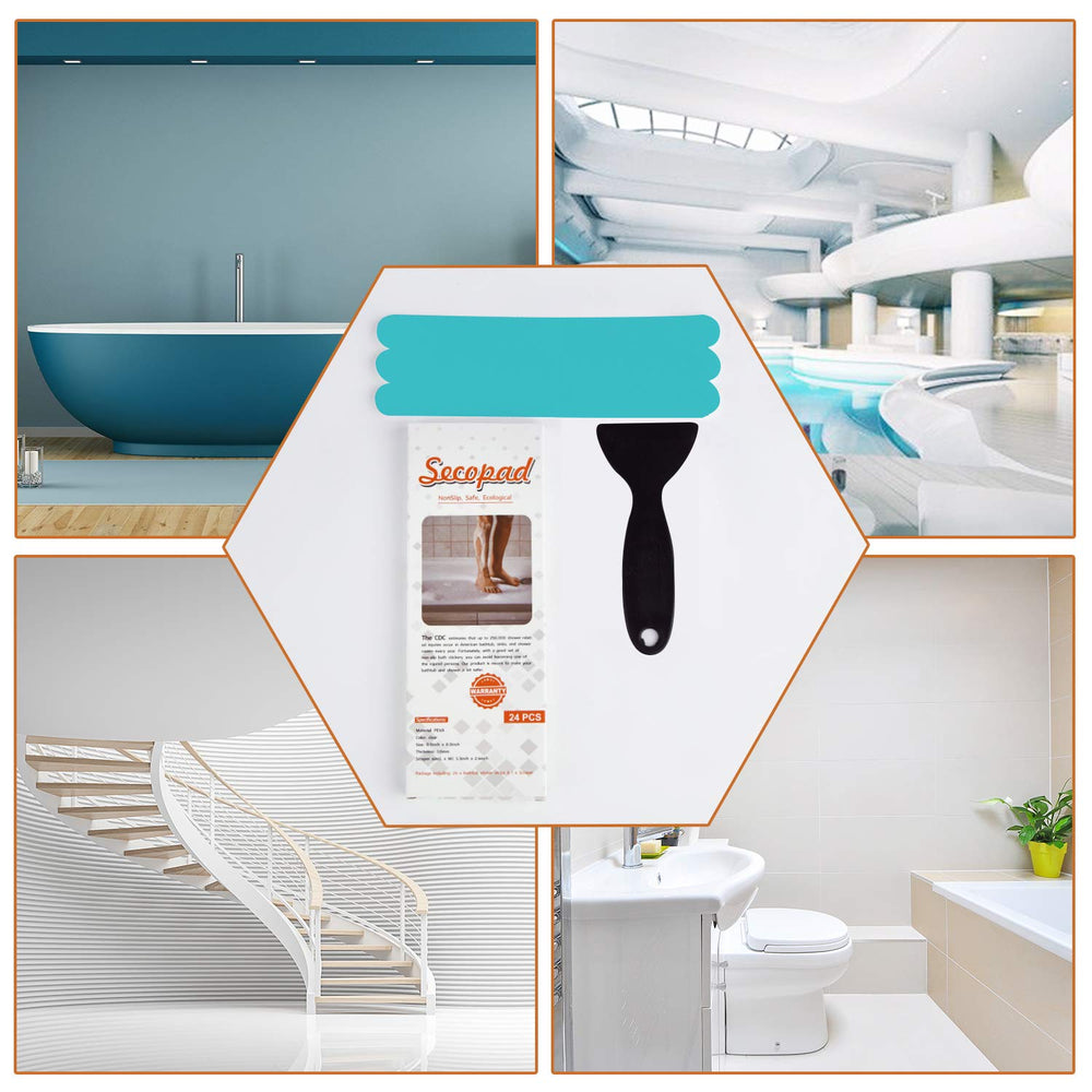 Secopad blue sticker pack for tubs, boats, stairs