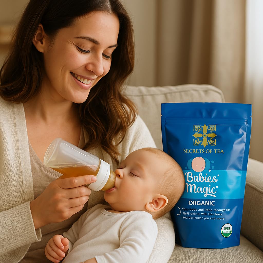 Secrets of Tea sleep-scene image hints at calmer nights and improved rest possibilities.