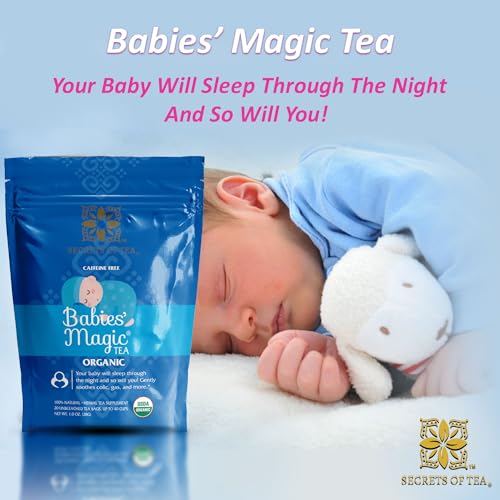 Secrets of Tea Babies' Magic Tea teacup serve captures a soothing bedtime ritual for little ones.