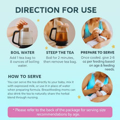 Secrets Of Tea baby sleep tea brew emits calming aroma for easier rest