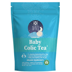 Secrets Of Tea colic tea sachets provide gentle tummy relief for babies
