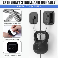 SECUIX fridge lock tool-free install on pantry door enables quick safety upgrade.