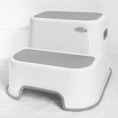Secure Home by Jessa Leona wider dual-height step stool at potty height for independence