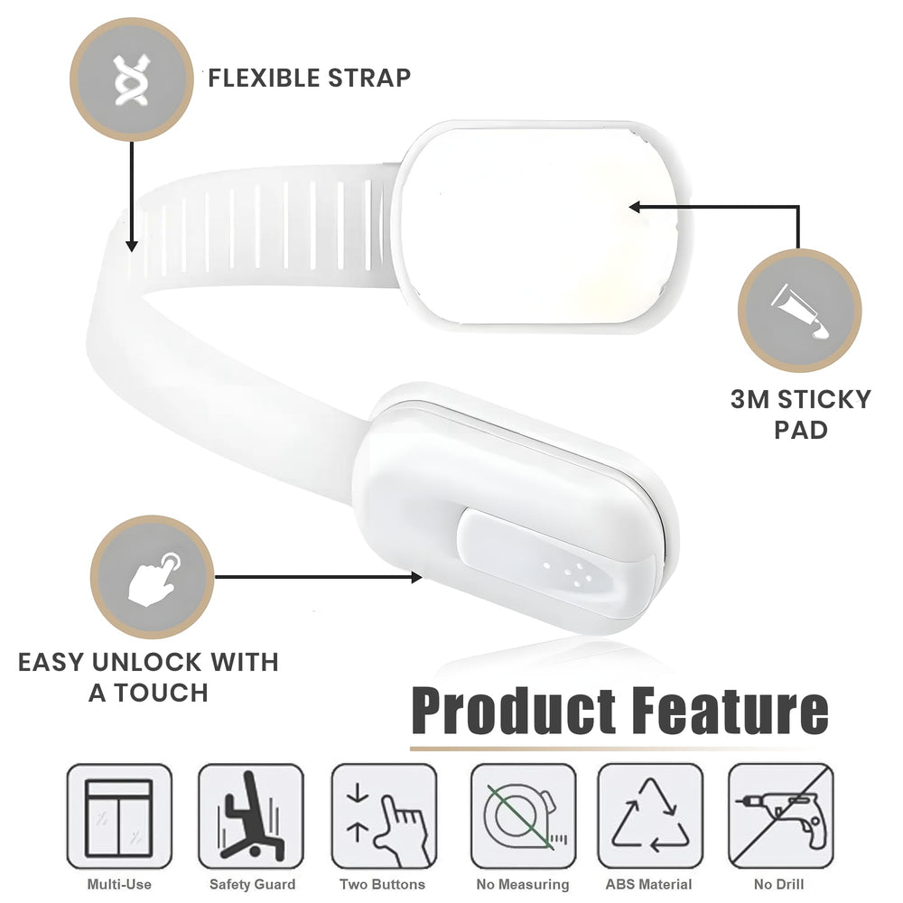 SECUIX durable ABS materials; long-lasting family safety.