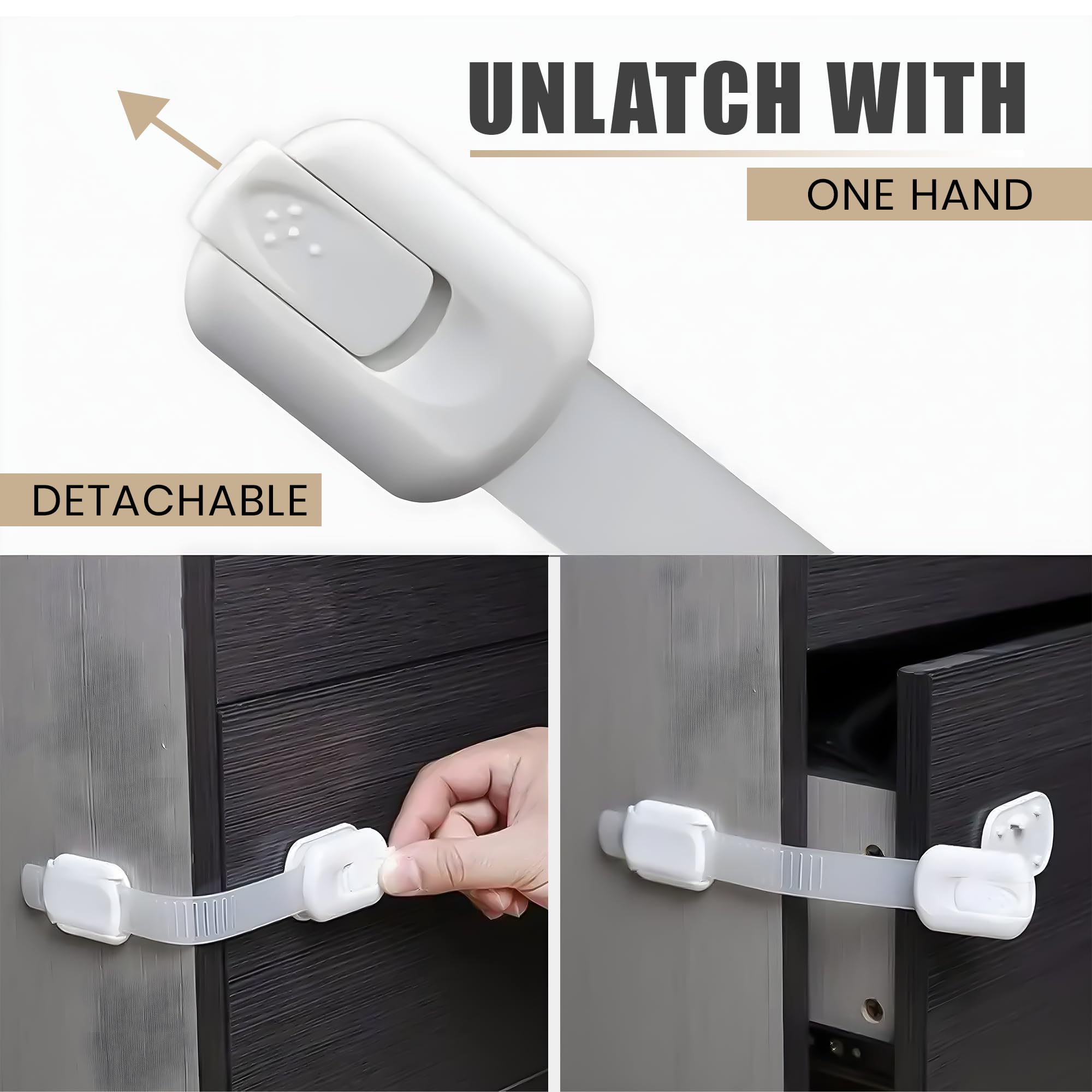 SECUIX multi-surface use on cabinets, drawers, fridge, and more.
