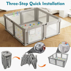 Seeday 360 degree mesh design provides easy monitoring and air flow.