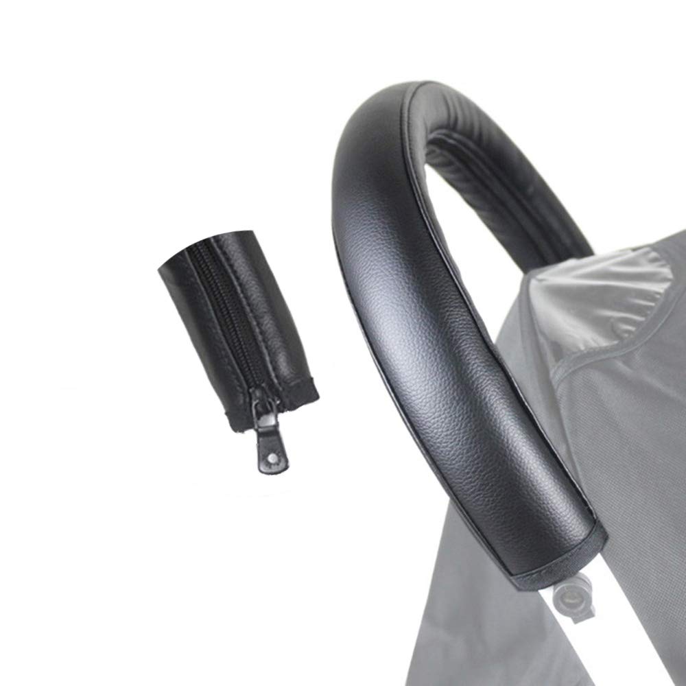 SeedFuture stroller handle cover in black on Babyzen Yoyo for secure grip.