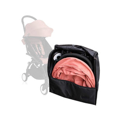SeedFuture Stroller Storage Bag Black; 19x19x9 inch size fits Babyzen Yoyo travel.