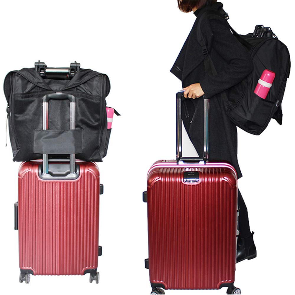 SeedFuture Stroller Storage Bag Black; zip closure keeps items secure and accessible.