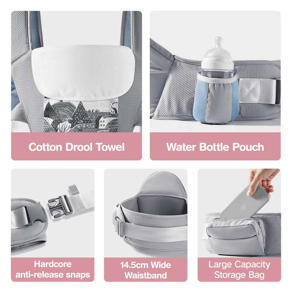 SEEDNUR pocketed waist strap for quick-access essentials on the go.