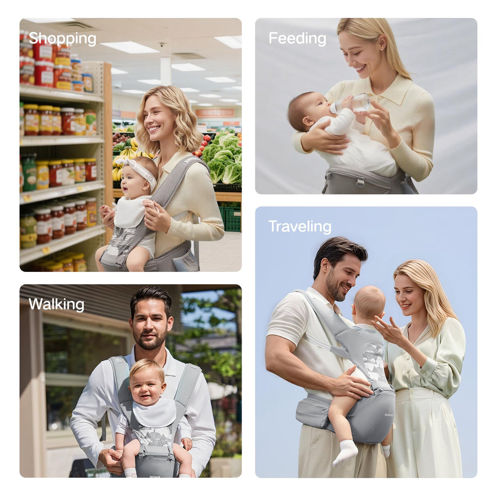 SEEDNUR washable baby carrier simplifies daily cleaning.