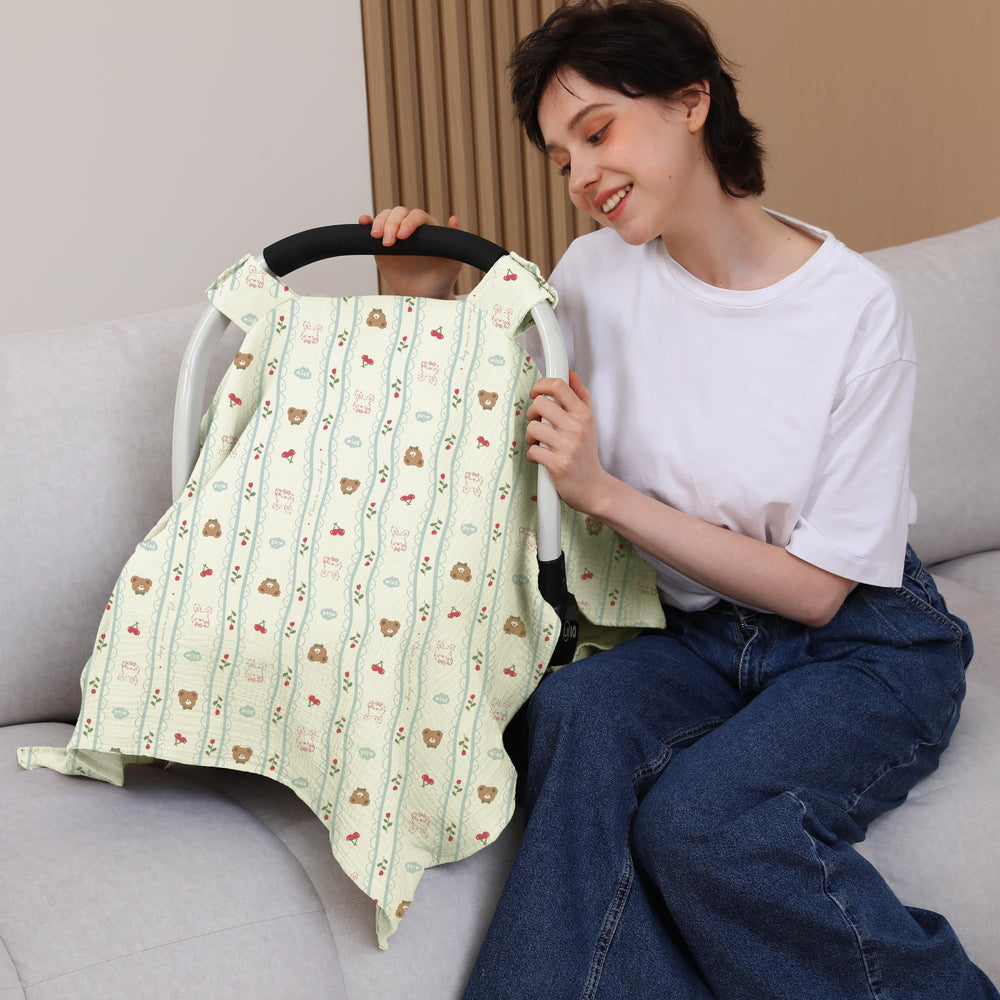 Seejoy car seat cover machine-washable for busy parents and quick cleanup.