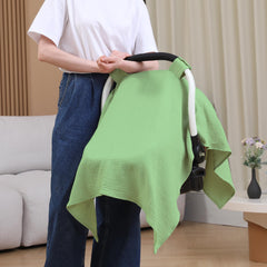 Seejoy city green car seat cover open reveals full coverage and easy access.