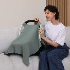Seejoy full-coverage canopy protects baby from glare and exposure