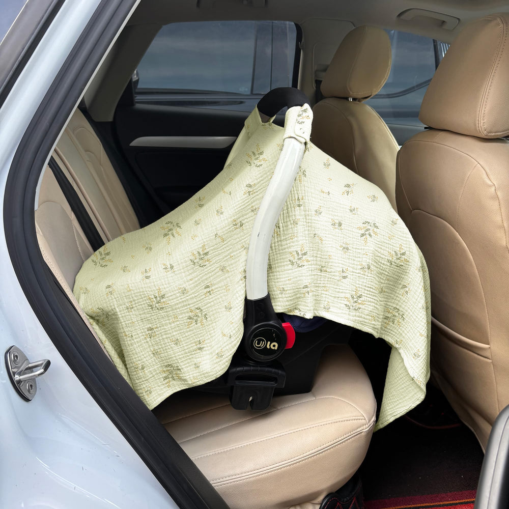 Seejoy gift-packaging-ready car-seat-cover presents as a thoughtful baby shower gift