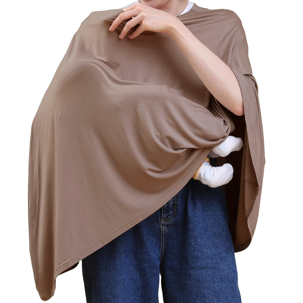 Seejoy multi-use nursing cover provides 360° privacy coverage for comfortable public breastfeeding.