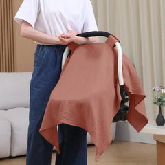 Seejoy car seat canopy provides full coverage to shield from sun and wind.