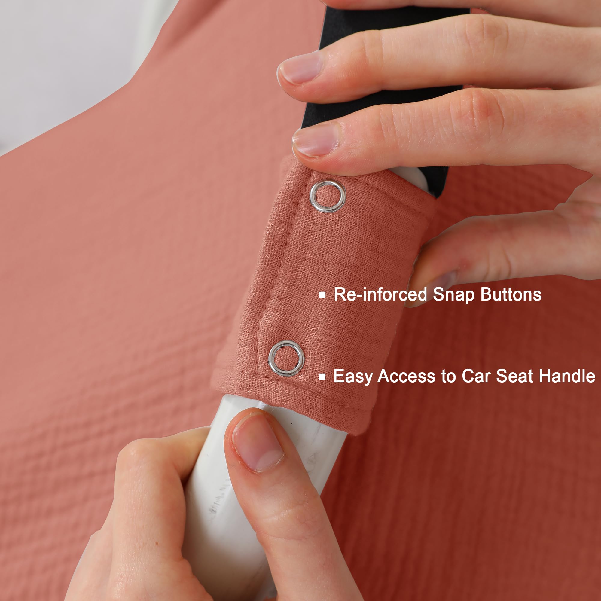 Seejoy canopy protects baby from sun while keeping air flowing.