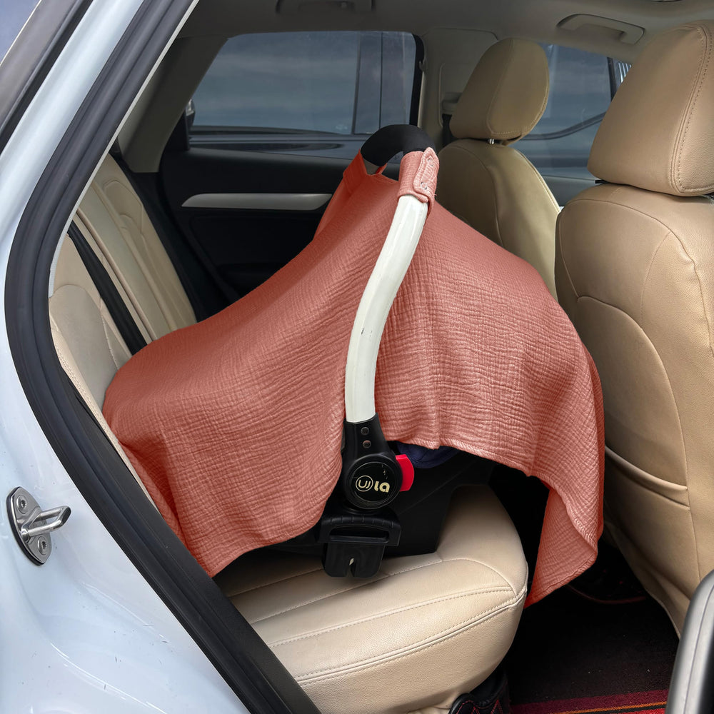 Seejoy universal fit car seat cover works with most strollers.