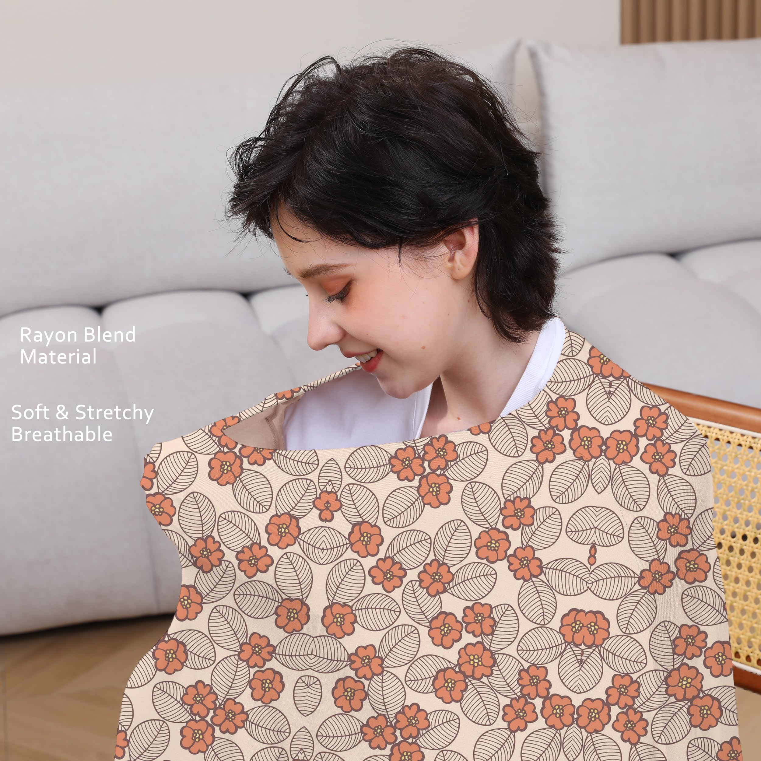 Seejoy nursing cover car seat canopy provides baby-friendly privacy in public.