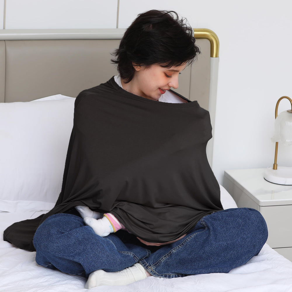 Seejoy nursing cover machine washable for easy cleanup after use.