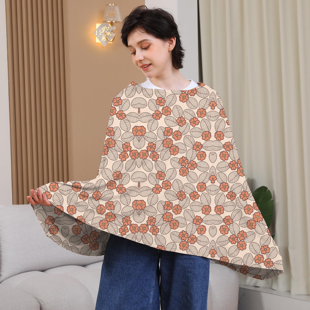 Seejoy nursing cover rayon soft breathable fabric keeps mom and baby cool.