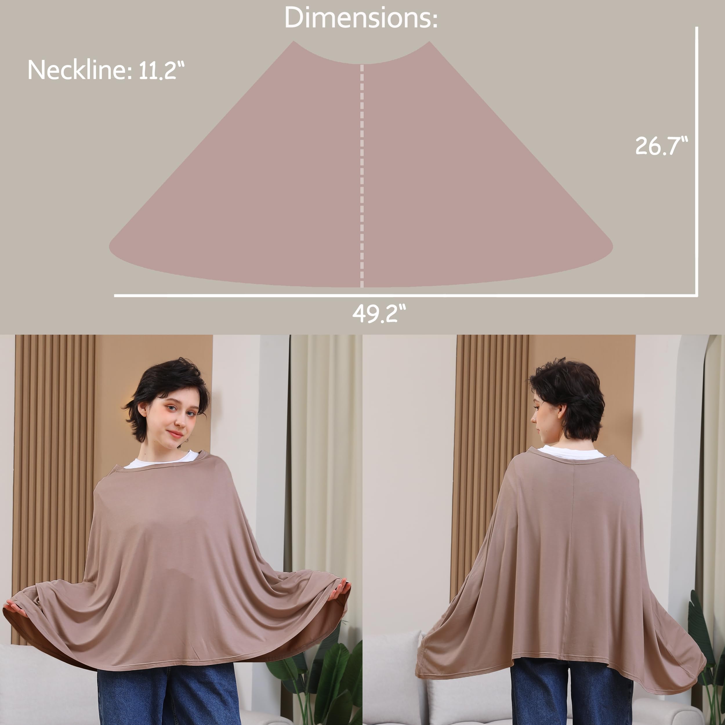 Seejoy poncho design demonstrates quick-wear access without buttons, offering convenient one-step coverage.